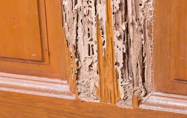 termite damage on door